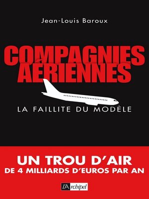 cover image of Compagnies aériennes--La faillite du modèle